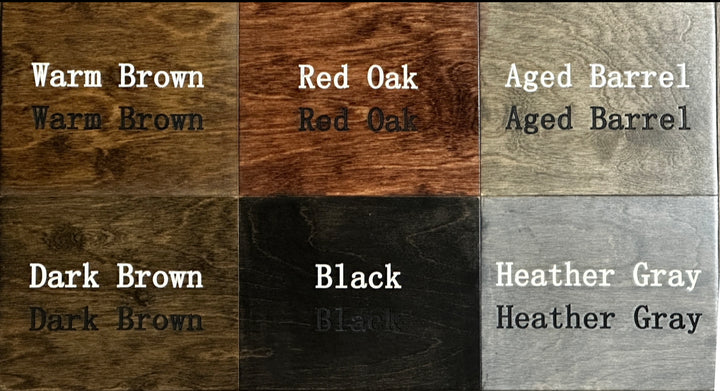 Personalized wedding stove cover, warm brown + soft white "Sophia"