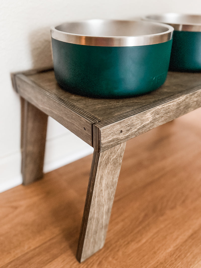 Elevated feeder stand for dogs or cats- perfect for your Yeti
