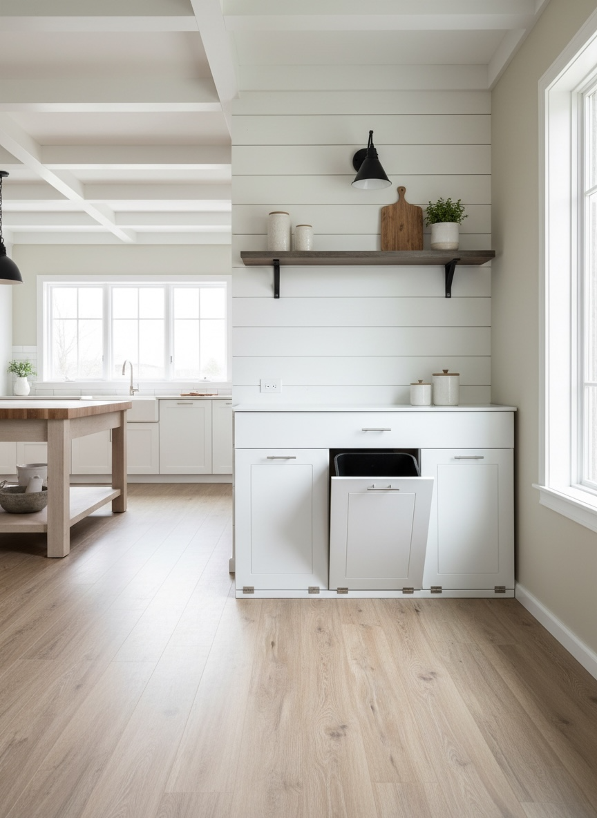 Triple cabinet with a storage drawer in white - best seller