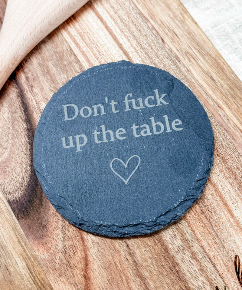 Adult humor slate coasters