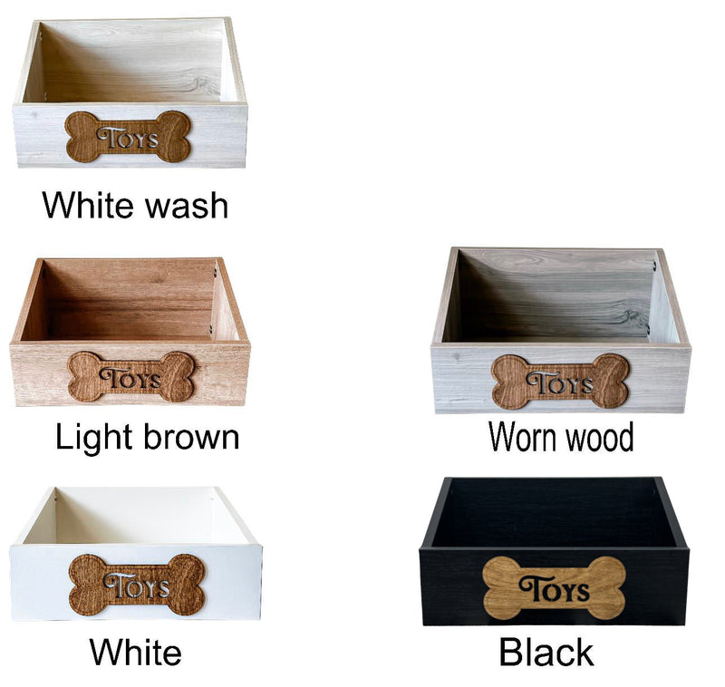 Customized toy box for your pets in black