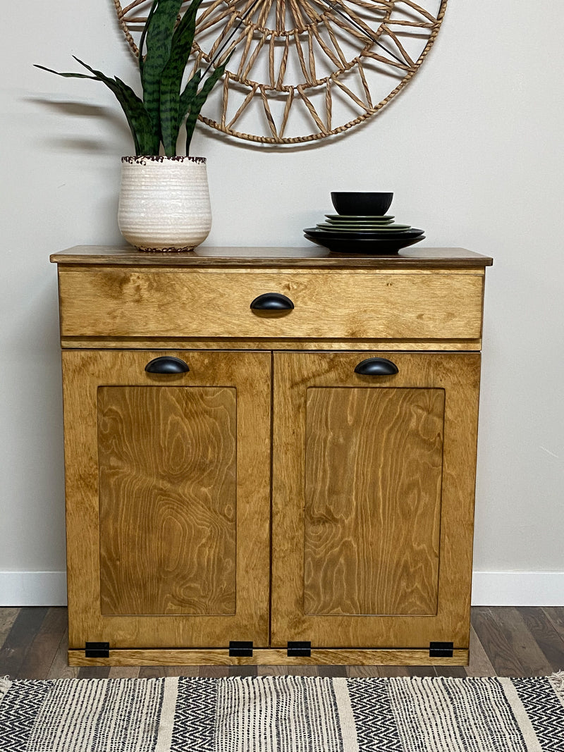 Dashwood Laundry with a Storage Drawer in Golden Oak