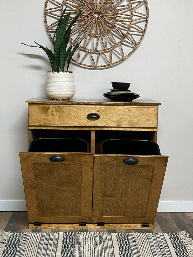 Dashwood with a Storage Drawer in Golden Oak