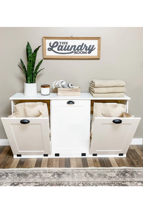 Templeton laundry in white farmhouse style