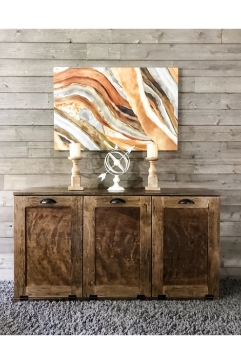Templeton trash in wood