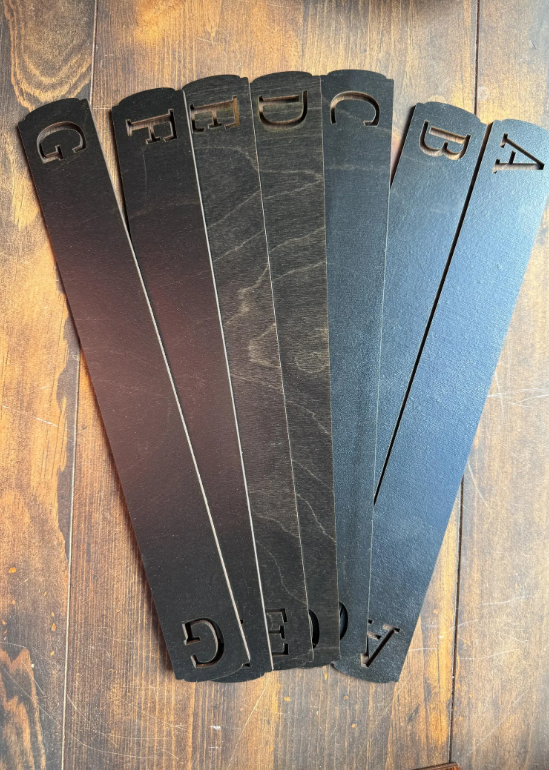 Alphabetical vinyl record divider set - more colors available