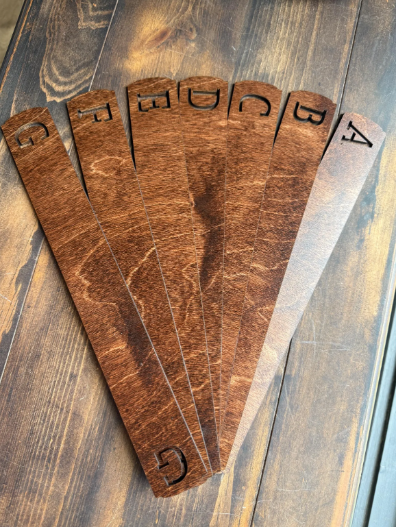 Alphabetical vinyl record divider set - more colors available