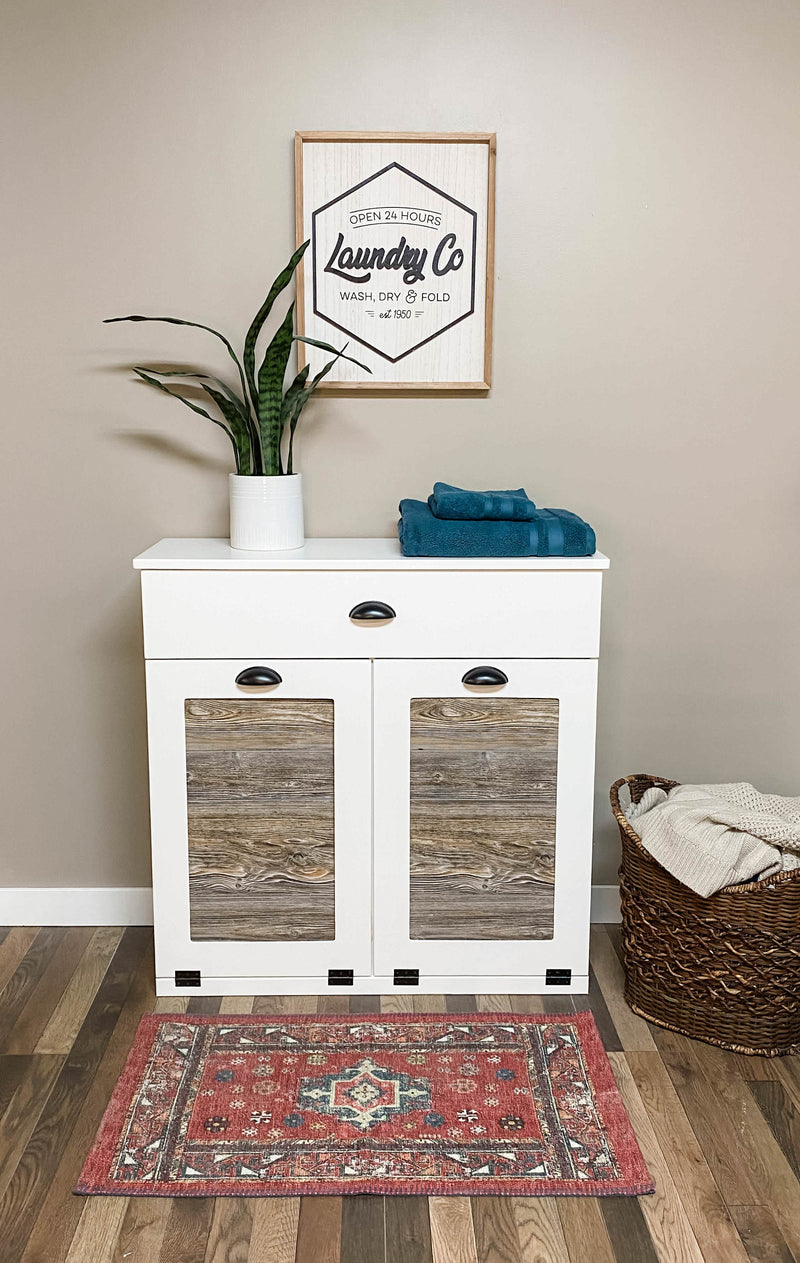 Dashwood Laundry with a Storage Drawer in White (251-w-cl)