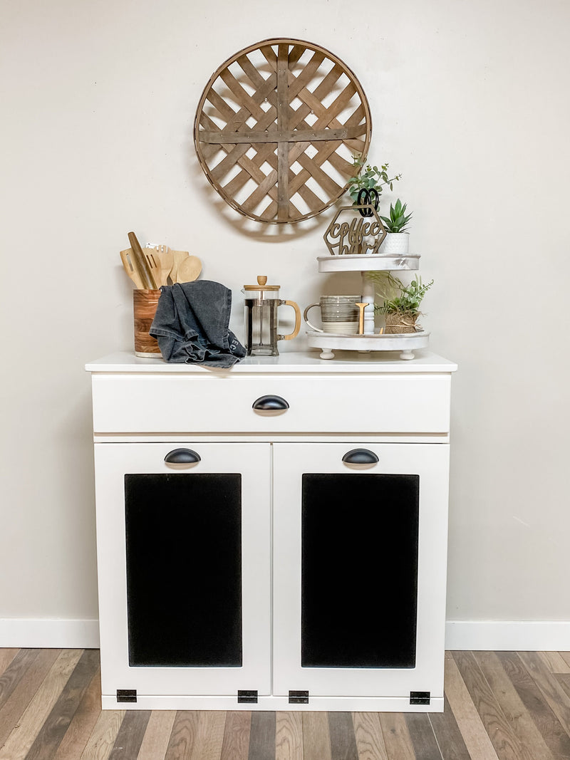 Dashwood with a Storage Drawer in White