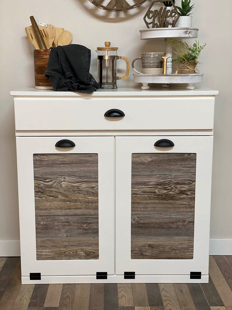Dashwood with a Storage Drawer in White