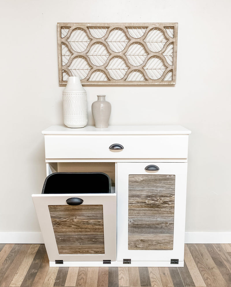 Dashwood with a storage drawer in white