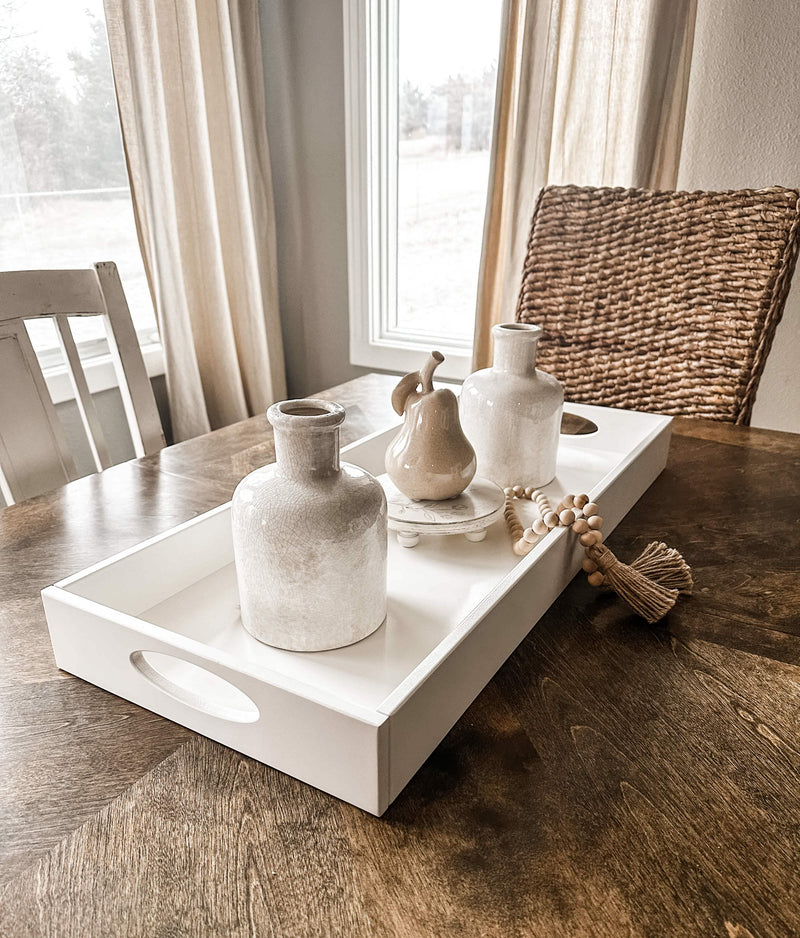 Counter organizer tray