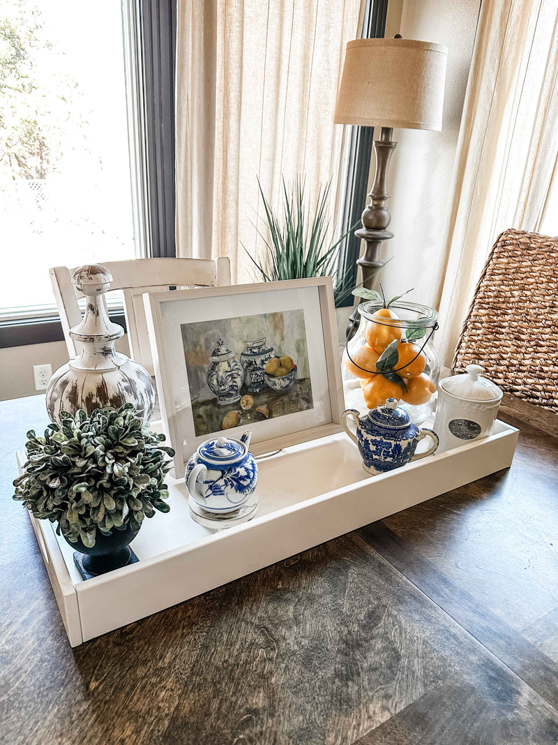 Counter organizer tray