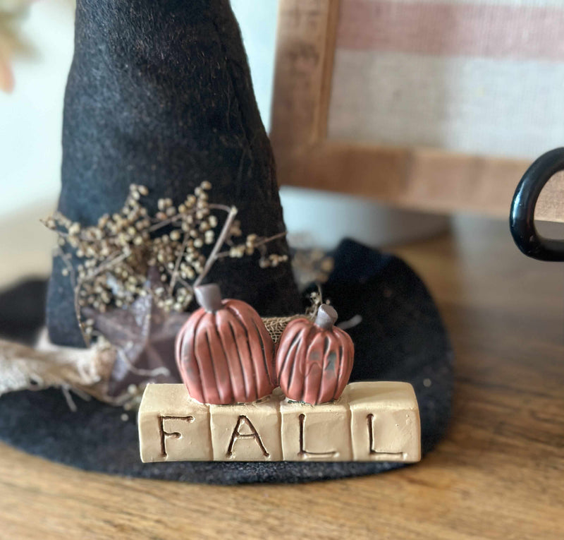 Felt witch hat ornament