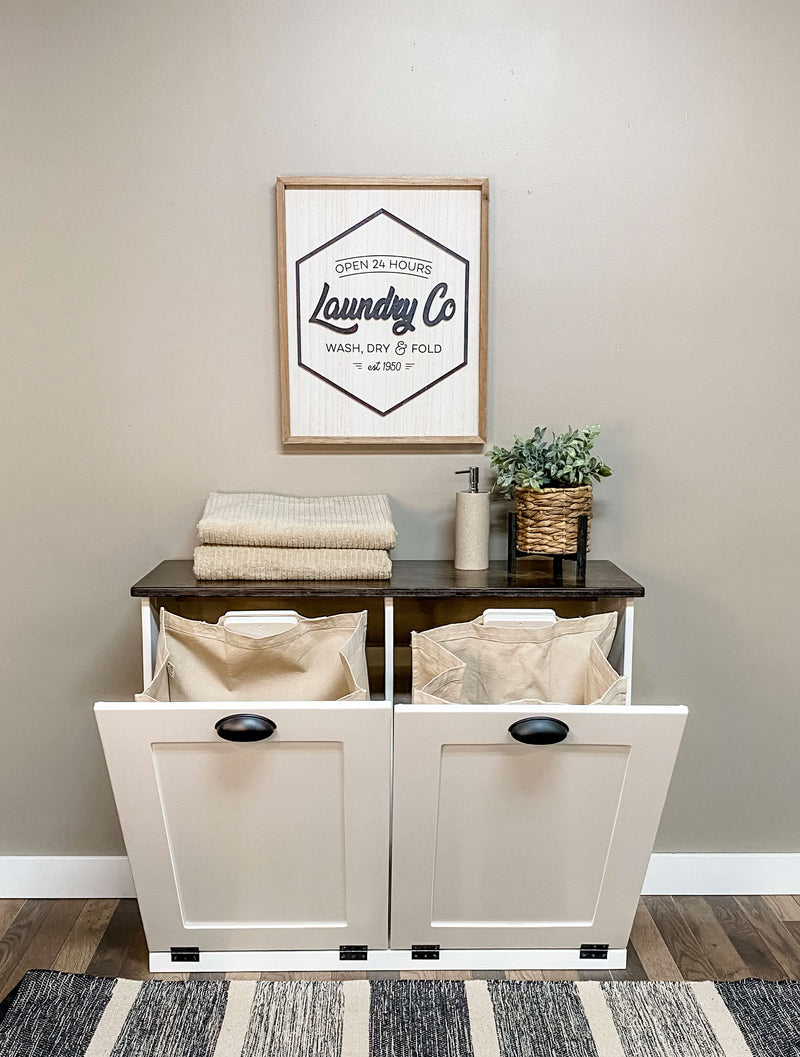 Dashwood laundry in white farmhouse style
