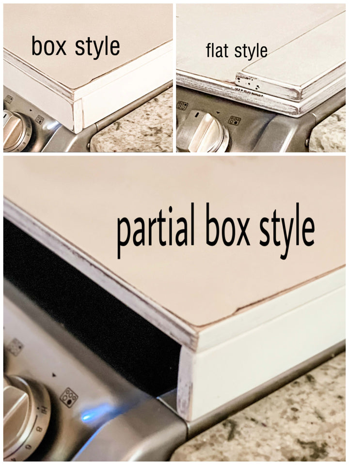 Welcome to our home - lake house anchor ivory distressed stove cover