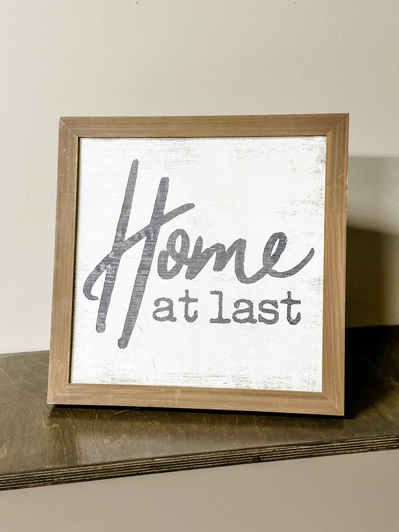 clearance decor home at last table top or wall