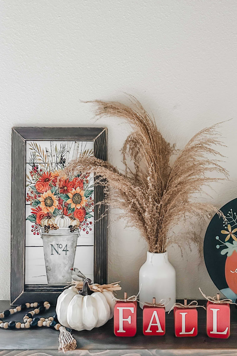 Folksy fall 4 piece bundle - fall decor made easy