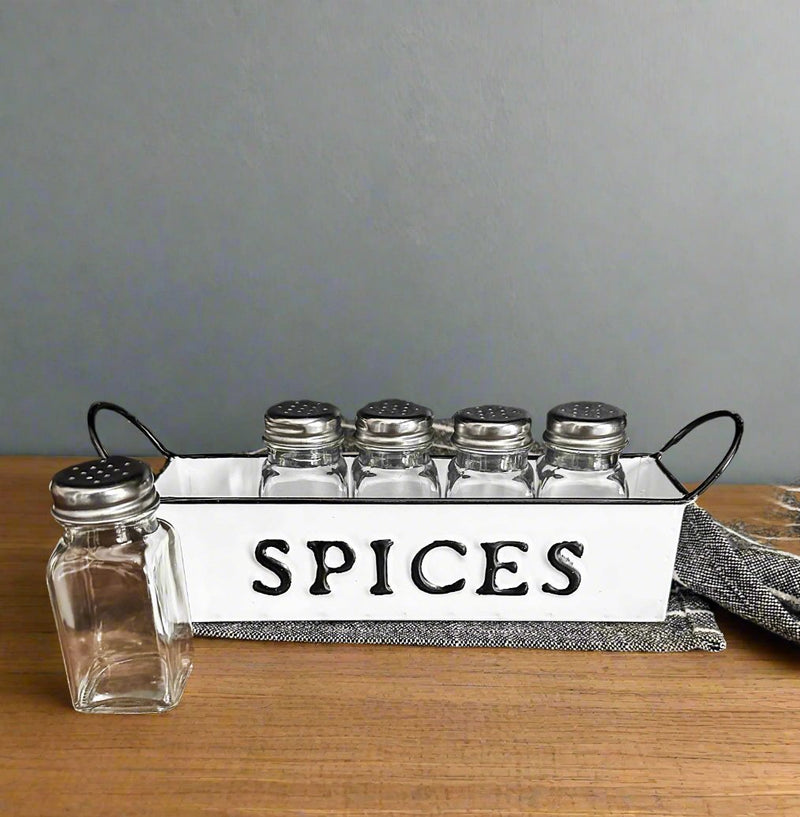 Five jar spice caddy