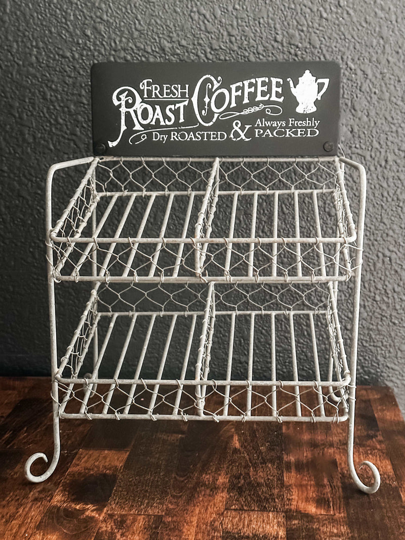 Vintage inspired K-cup holder