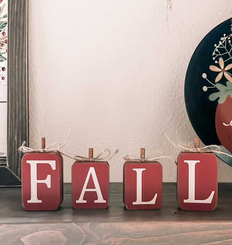 Folksy fall 4 piece bundle - fall decor made easy