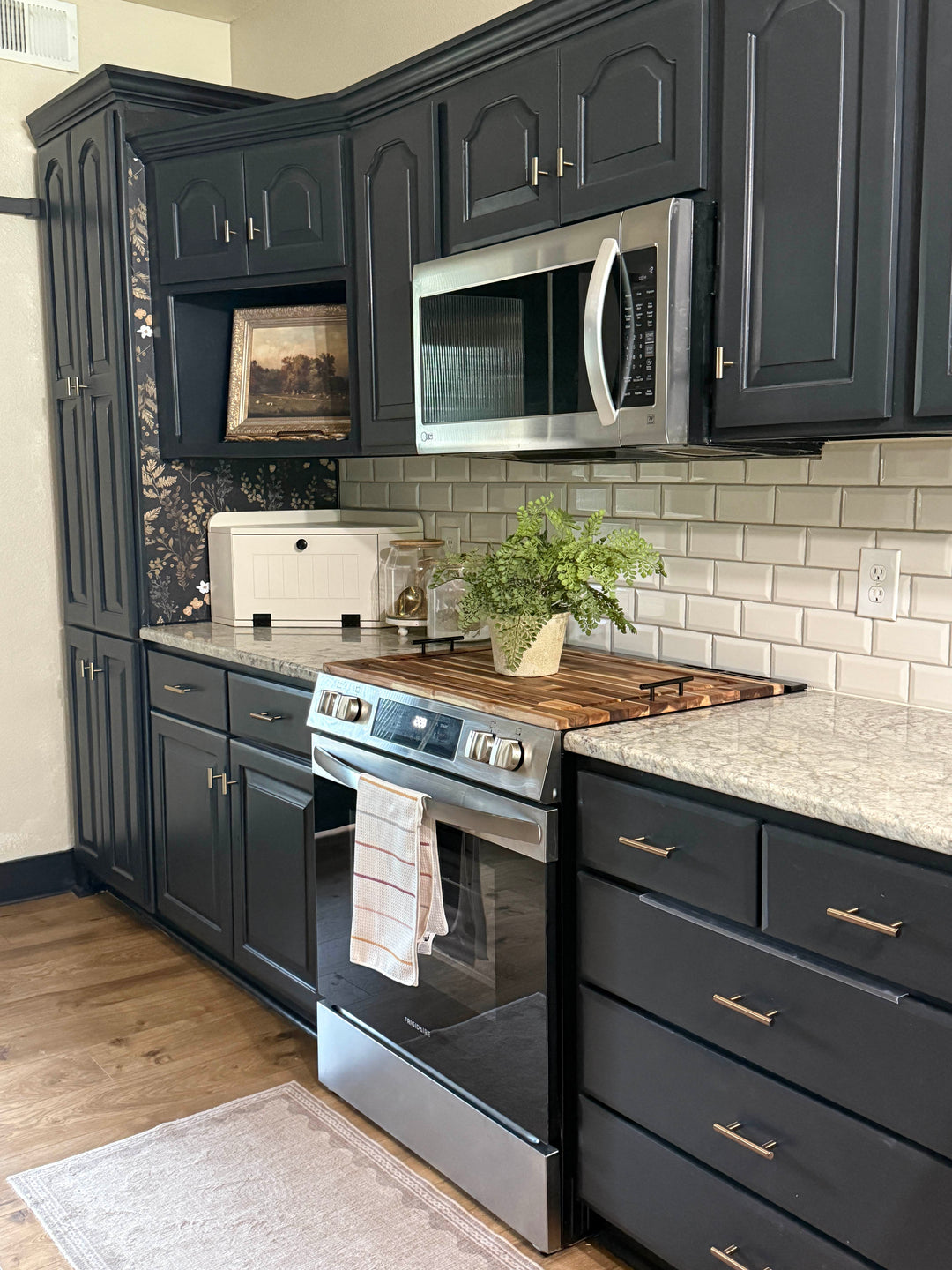 Cutting board stove cover