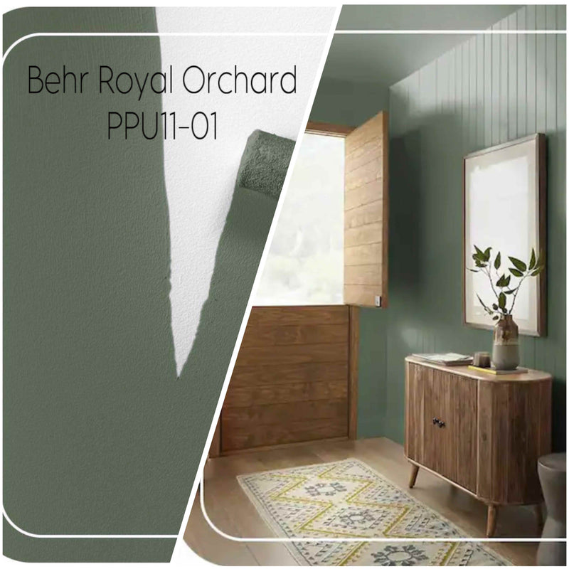 Templeton in green farmhouse doors