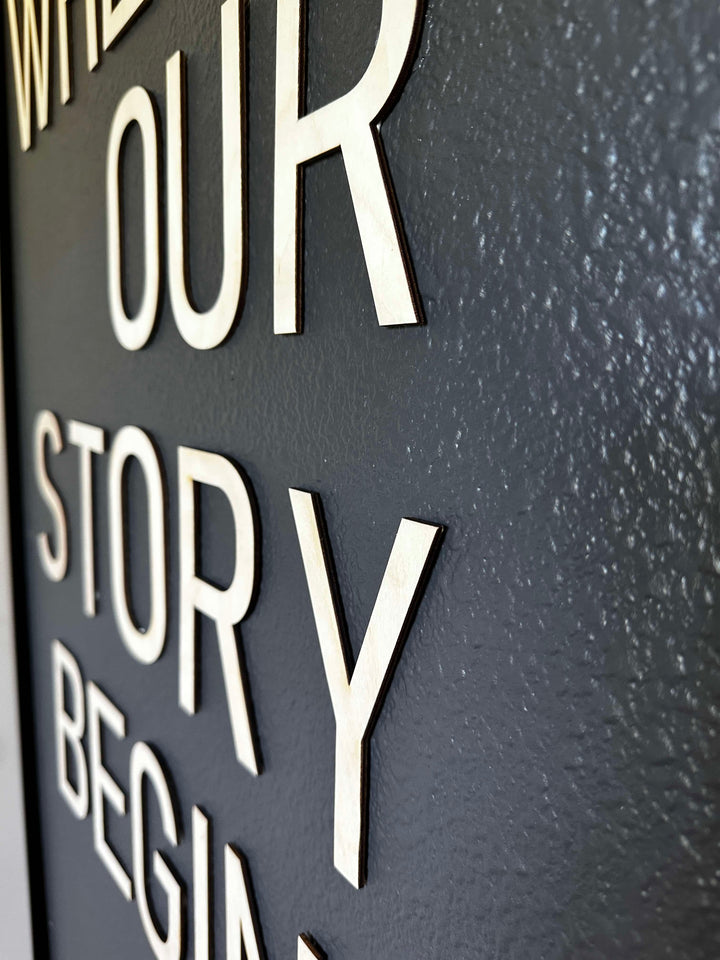 Custom wall quote A-Z alphabet wall decor
