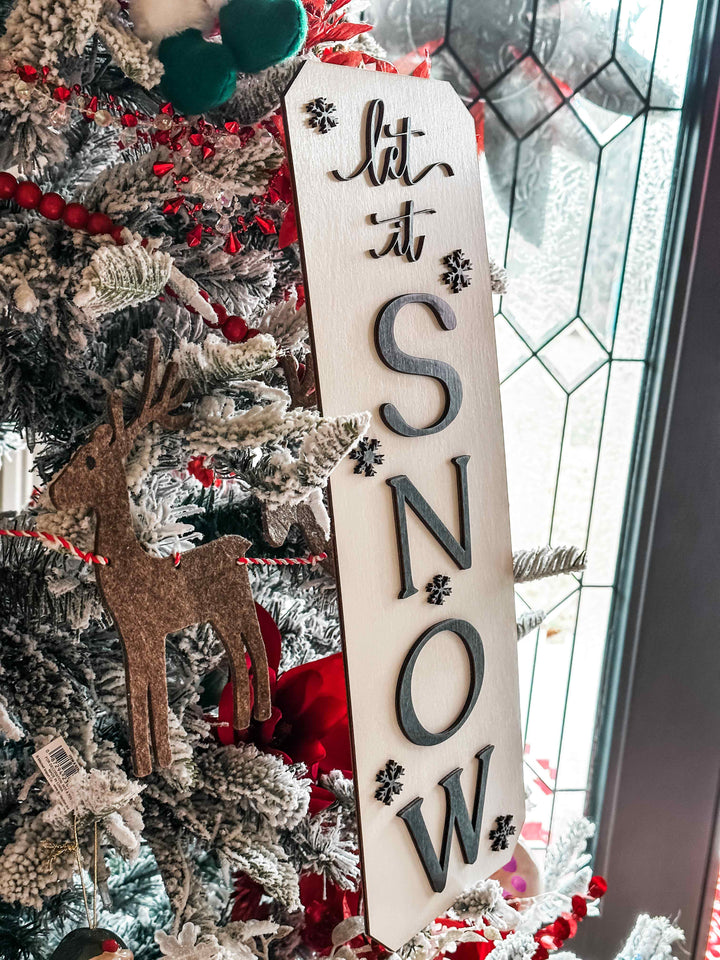Let it snow Christmas sign