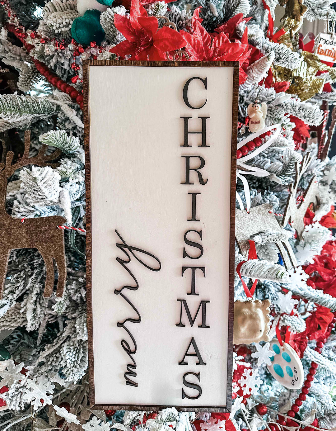 Merry Christmas wall sign