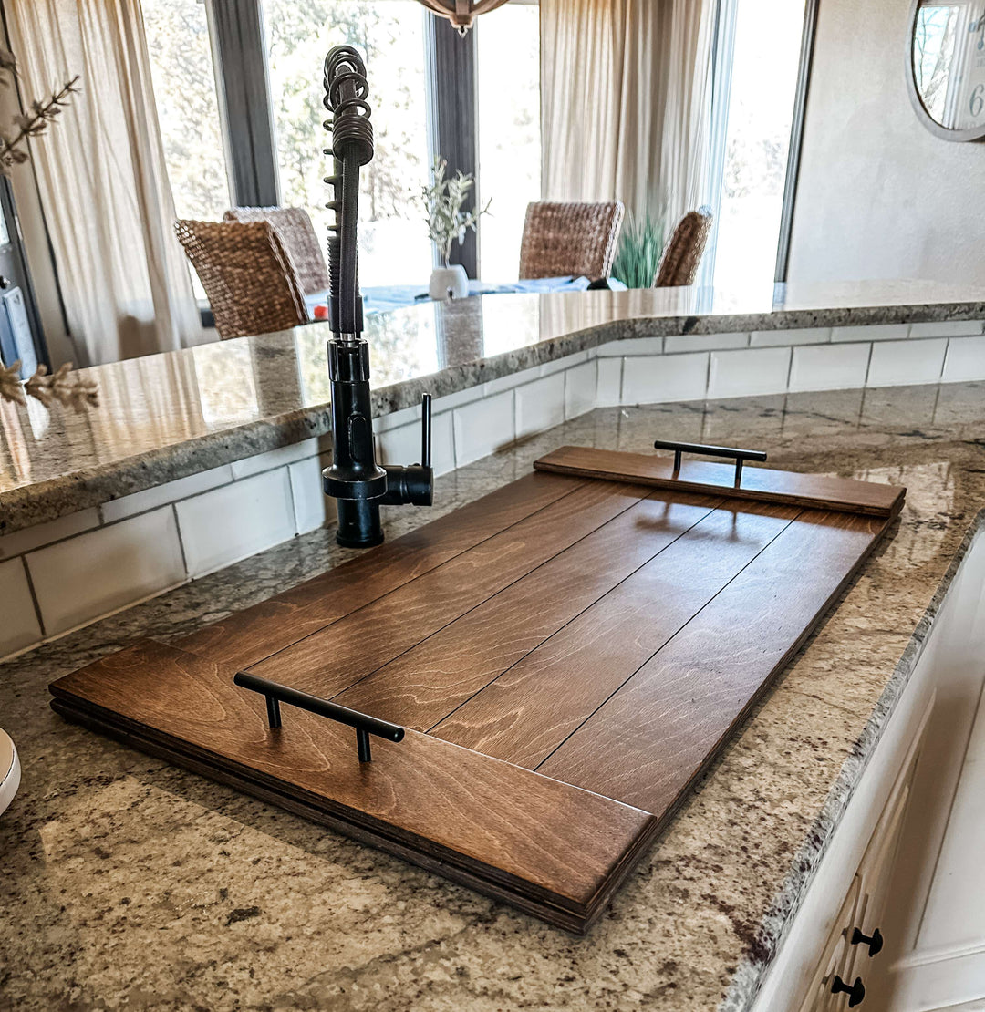 Sink cover slatted design