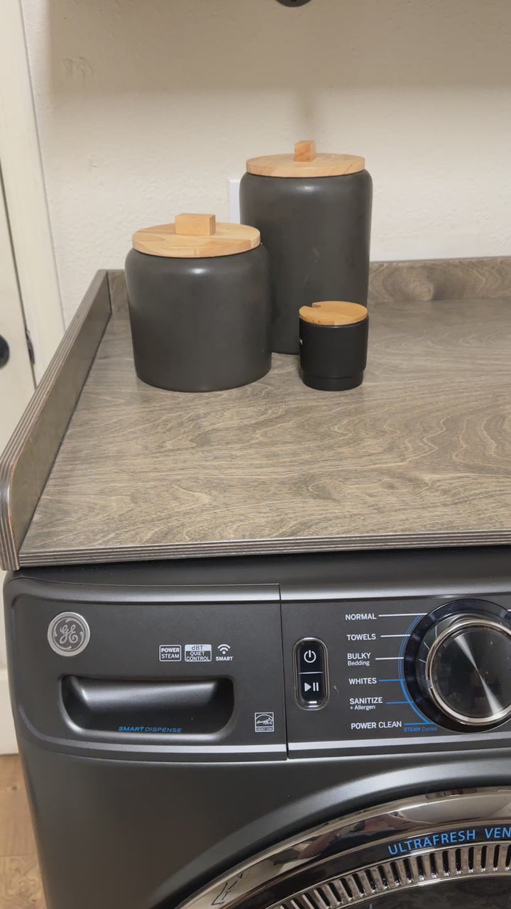 washer and dryer topper