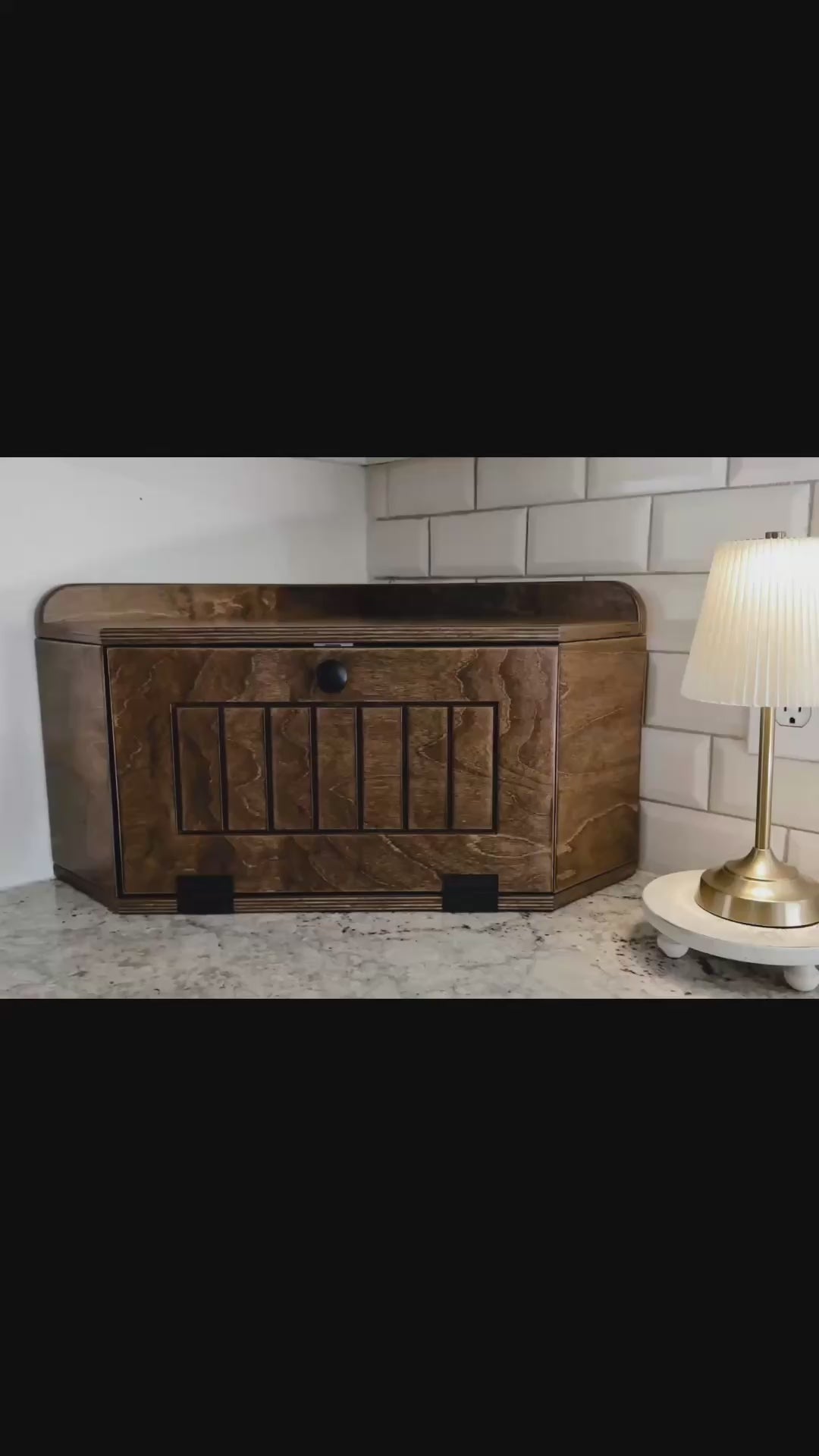 Stained bread box - more colors available