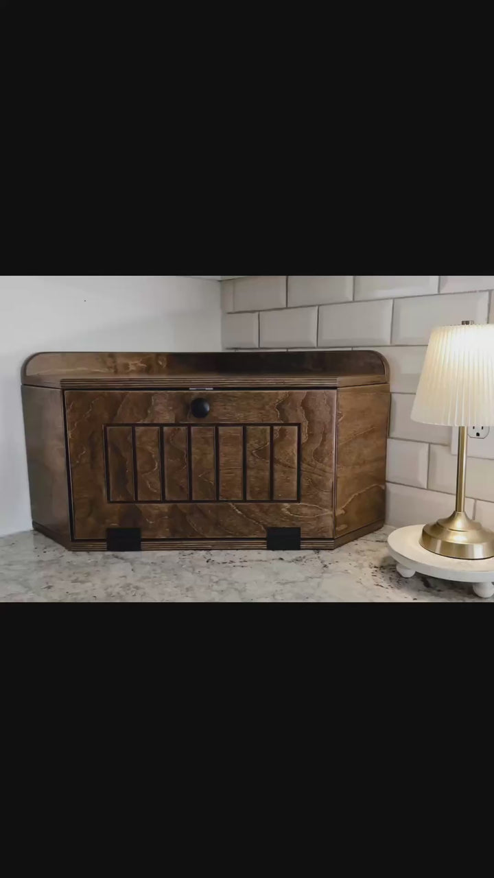 Stained bread box - more colors available