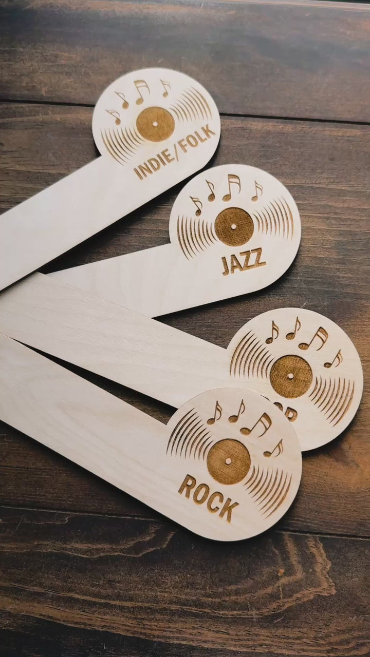 Custom Engraved Vinyl Record Dividers