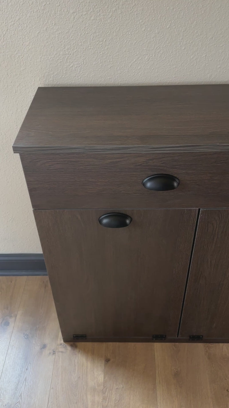 Templeton with a storage drawer in dark brown