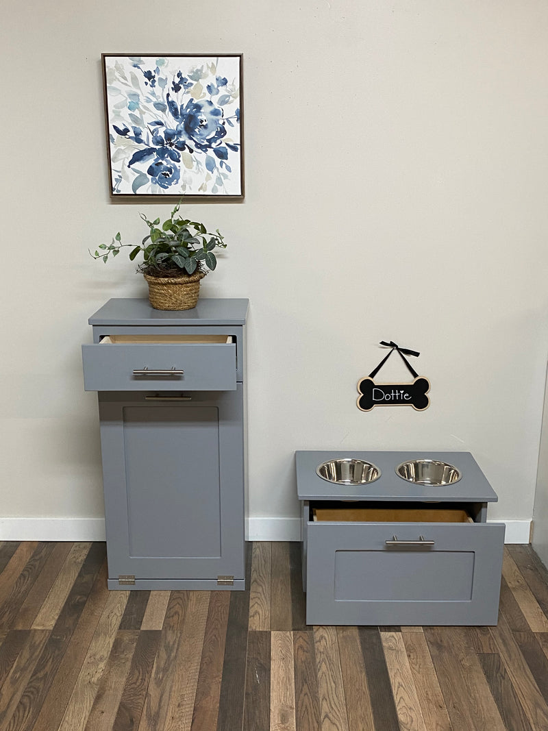 Sinclair with a Storage Drawer in Dark Gray