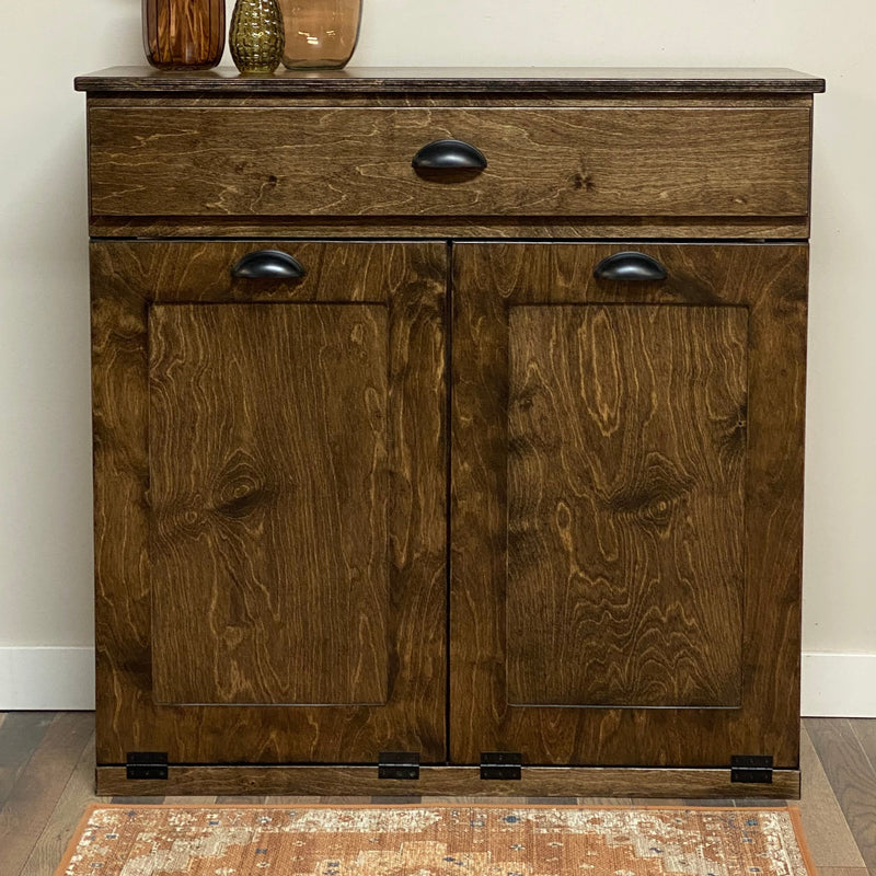 Dashwood Laundry with a Storage Drawer in Dark Brown