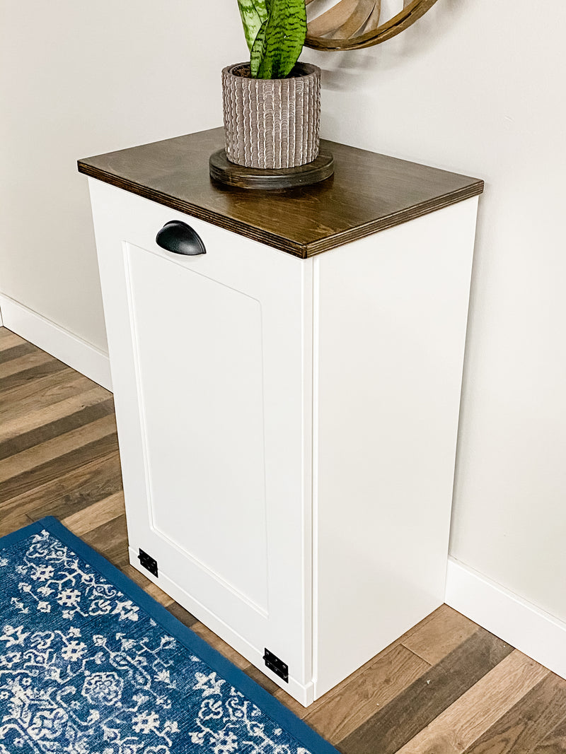 Stained Top for Tilt Out Trash Bins and Laundry Hampers (Stain Top) - Add to Your Order