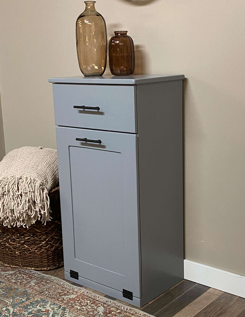 Sinclair with a Storage Drawer in Dark Gray