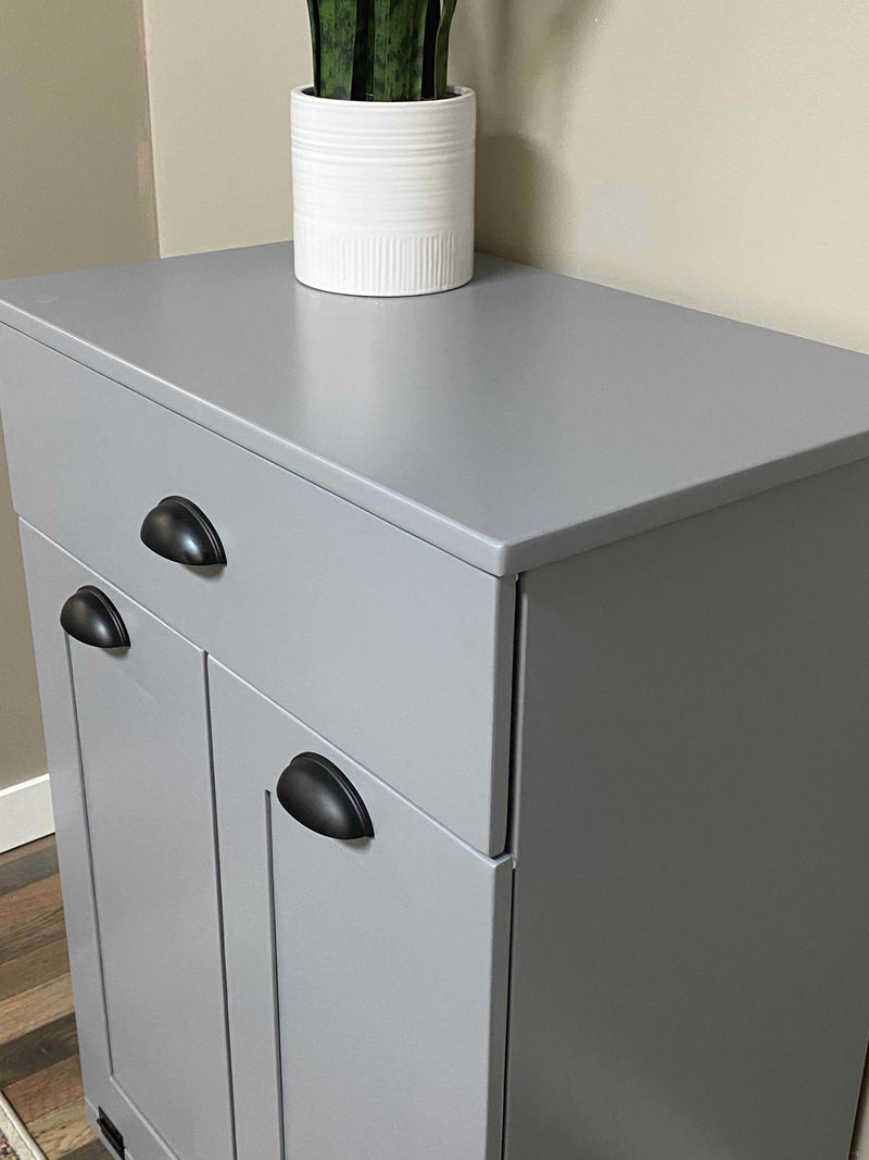 Barlow with a Storage Drawer in Dark Gray