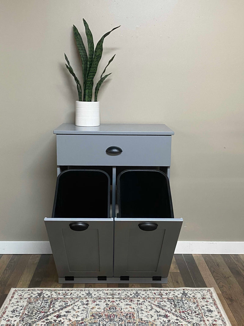 Barlow with a Storage Drawer in Dark Gray