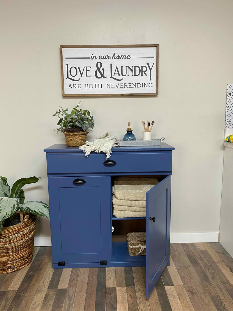 Dashwood Laundry with a Cabinet in Blue