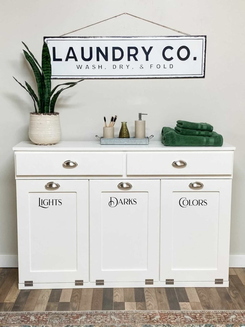 Decals for Laundry Hampers