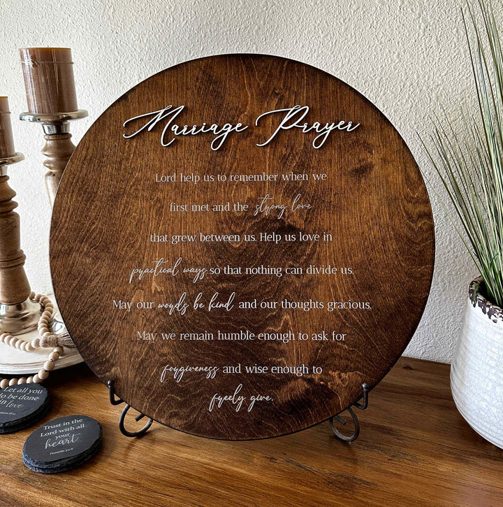 Marriage prayer sign